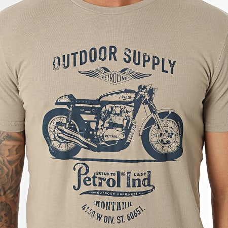 Petrol Industries - Camiseta TSR262 Beige