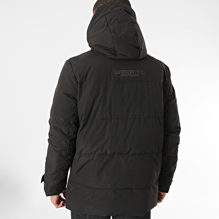 Superdry - Parka Capuche City Padded Hooded Wind M5011817A Noir