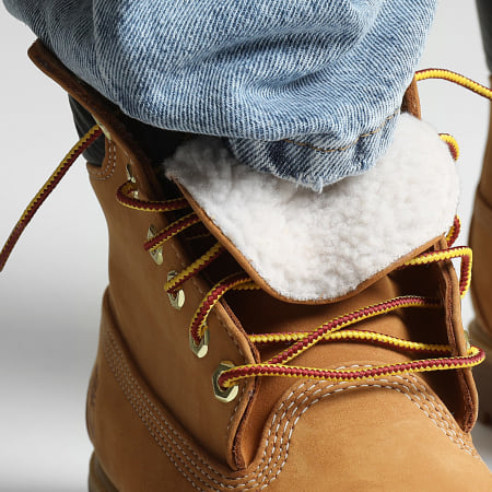 Timberland - Stivali Timberland Interieur Sherpa Premium 6 Inch Waterproof A2E31 Wheat Nubuck