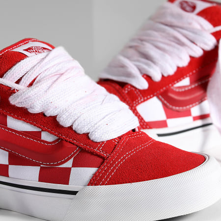 red check vans