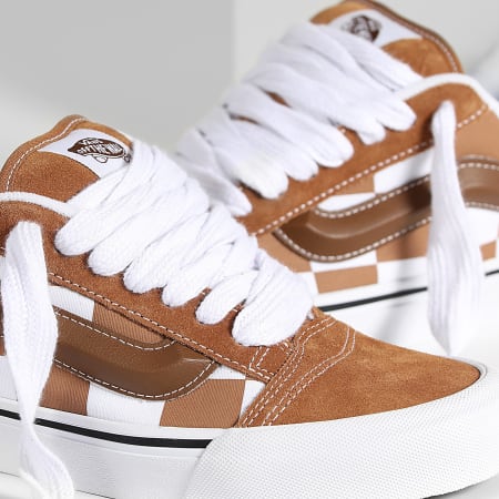 Vans Baskets Knu Skool CRPBRO1 Mega Check Brown