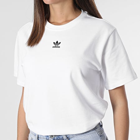 Adidas Originals - Camiseta cuello redondo mujer IC1831 Blanco