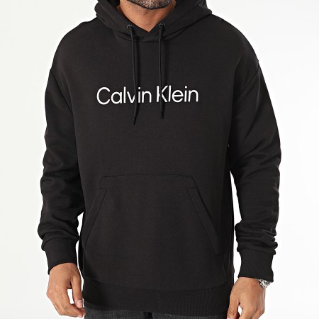 Calvin Klein - Felpa con cappuccio Hero Logo Comfort 1345 Nero