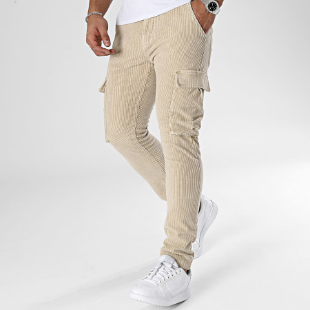 Indicode Jeans - Trisdom 65-318 Pantaloni cargo beige
