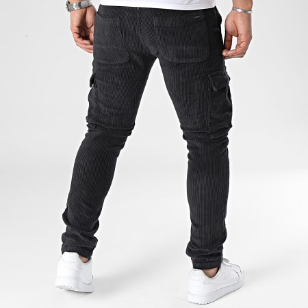 Indicode Jeans - Trisdom 65-318 Pantalones cargo gris marengo