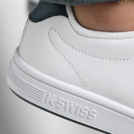 K-Swiss - Court Shield 06599 Bianco Orion Blu Nero Sneakers