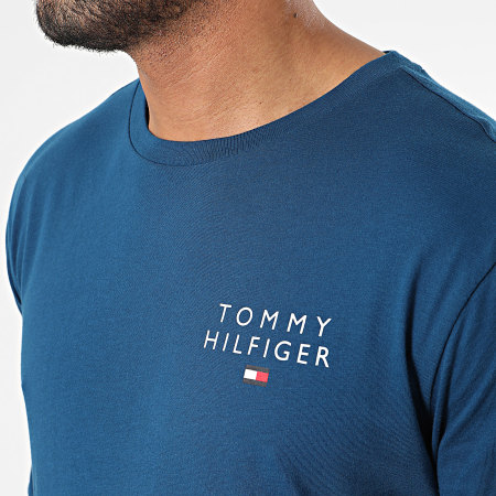 Tommy Hilfiger - Maglietta a maniche lunghe Logo 2984 blu navy
