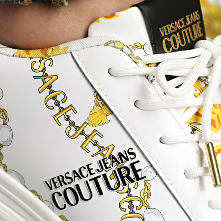 Versace Jeans Couture - Baskets Fondo Brooklyn 75YA3SD7 White Renaissance