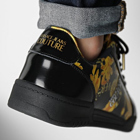 Versace Jeans Couture - Fondo Brooklyn 75YA3SD7 Zapatillas Renacimiento Negro