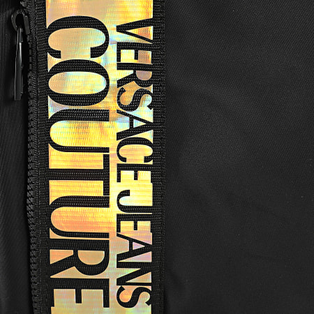 Versace Jeans Couture - Sacoche Range Iconic Logo 75YA4B95-ZS927 Noir Doré Iridescent