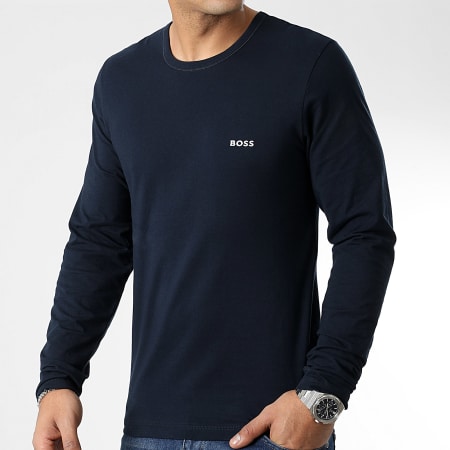 BOSS - Lot De 6 Tee Shirts Manches Longues 50492321 Noir Blanc Bleu Marine