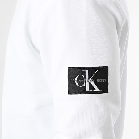 Calvin Klein - Sudadera con cuello redondo 3426 Blanco