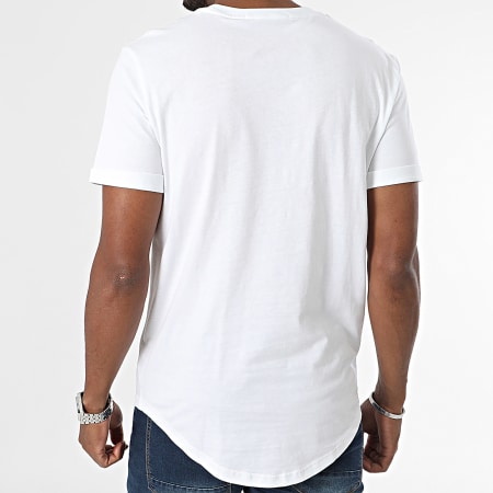 Calvin Klein - Maglietta rotonda con stemma oversize 3482 Bianco