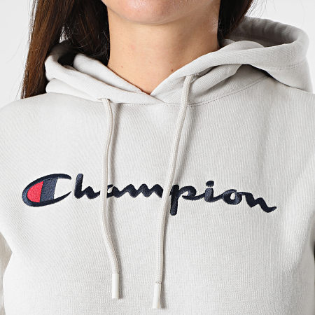 Champion - Sudadera con capucha para mujer 116579 Beige
