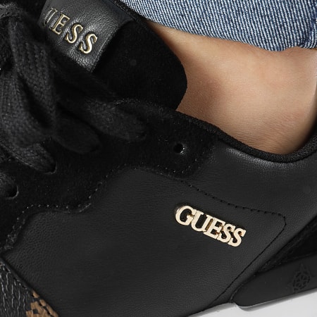 Guess - Zapatillas Mujer FL8VIAELE12 Negro