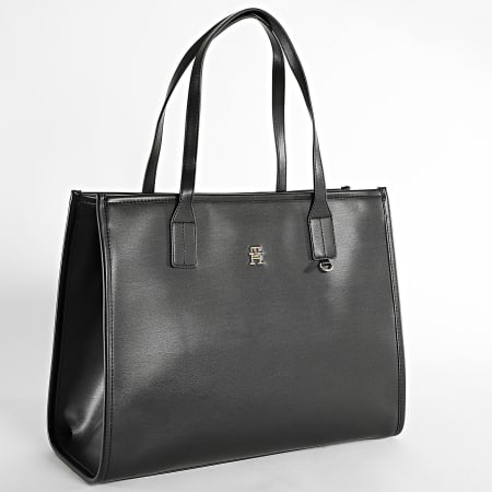Tommy Hilfiger - Lote Bolsa Mujer Tote Y Clutch City 5690 Negro