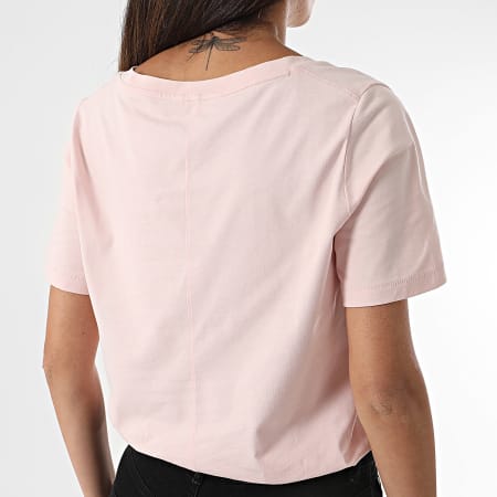 Tommy Hilfiger - Camiseta de mujer Modern Regular con cuello en V 9781 Rosa