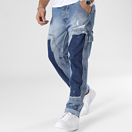 2Y Premium - Jeans in denim blu