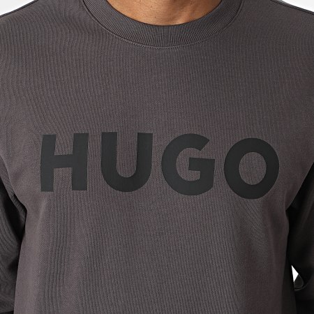 HUGO - Sudadera con cuello redondo Dem 50477328 Gris antracita