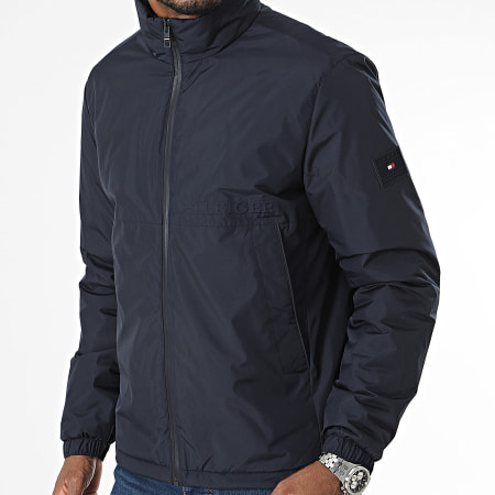 Tommy Hilfiger - Giacca con zip Portland Stand Collar 4237 Navy