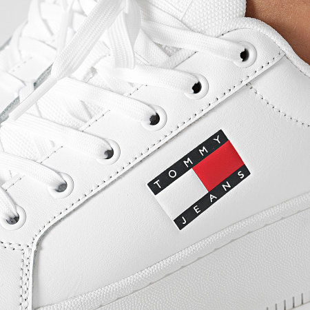 Tommy Jeans - Sneakers da donna Flatform Essential 2518 Bianco
