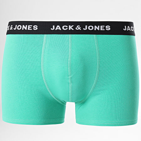Jack And Jones - Confezione da 7 boxer misti a fiori nero, verde, blu, verde, floreale