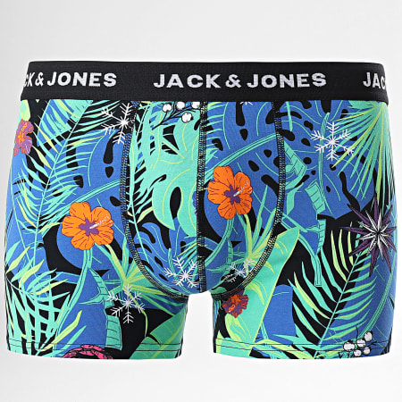Jack And Jones - Pack De 7 Boxers Flower Mix Negro Azul Marino Verde Floral
