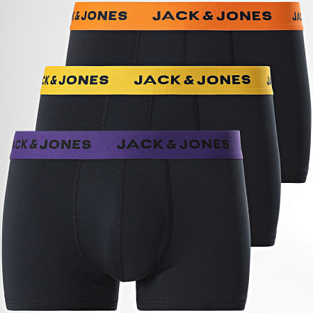 Jack And Jones - Juego de 3 calzoncillos negros Alabama