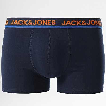 Jack And Jones - Lot De 5 Boxers Pop Basic Bleu Marine