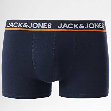 Jack And Jones - Lot De 5 Boxers Pop Basic Bleu Marine