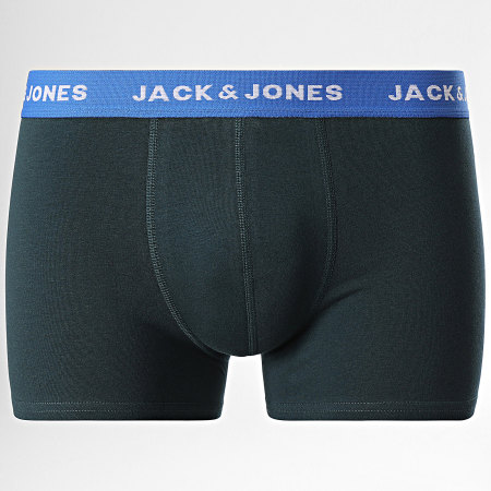 Jack And Jones - Lot De 5 Boxers Orlando Noir Bleu Marine Orange Floral