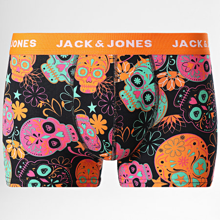 Jack And Jones - Lot De 5 Boxers Pop Skulls Noir