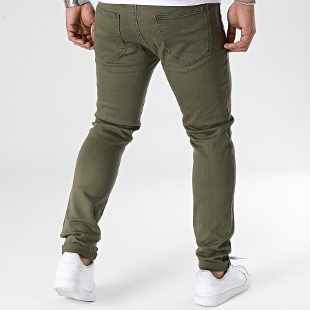 KZR - Jeans skinny verde cachi