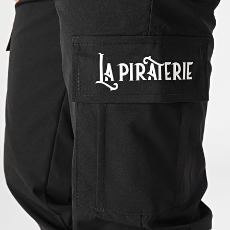La Piraterie - Pantalon Cargo Typo Noir