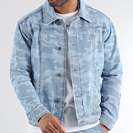 LBO - Set giacca e jeans 3136 Camouflage Denim Wash