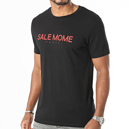 Sale Môme Paris - Tee Shirt Notes Noir Rouge