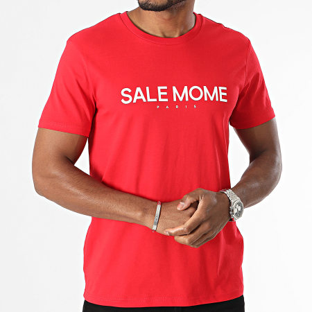 Sale Môme Paris - Notas Camiseta Rojo Blanco