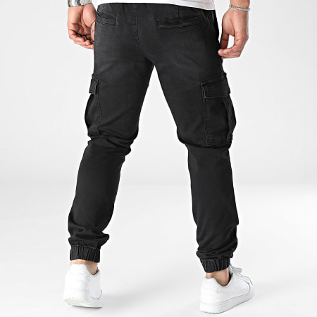 Only And Sons - Trama Jeans Cargo neri
