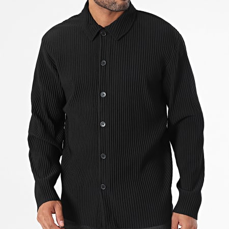 Only And Sons - Chemise Manches Longues Asher Noir