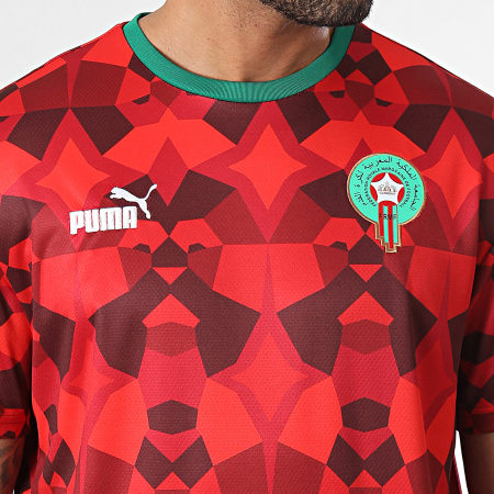 Puma - Maglia da calcio Marocco FRMF Cultura 771994 Rosso