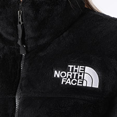 The North Face - Doudoune Fourrure Femme Versa Velours Nuptse A84F9 Noir