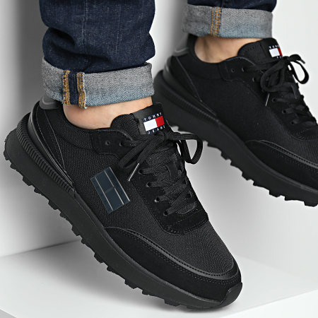 Tommy Jeans - Zapatillas Technical Runner 1265 Negras