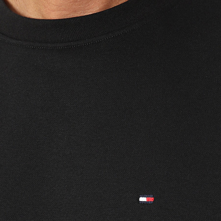 Tommy Hilfiger - Sudadera cuello redondo con logo de la bandera 2735 Negro