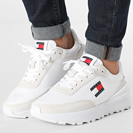 Tommy Jeans - Sneakers Tech Runner Essential 2511 Bianco Donna
