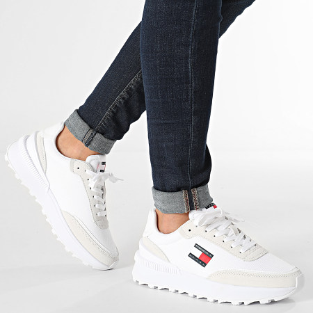 Tommy Jeans - Sneakers Tech Runner Essential 2511 Bianco Donna