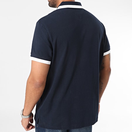 Tommy Jeans - Polo Manches Courtes Solid Tipped 8313 Bleu Marine