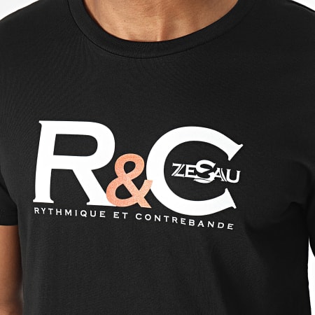 Zesau - R And C Camiseta Negro