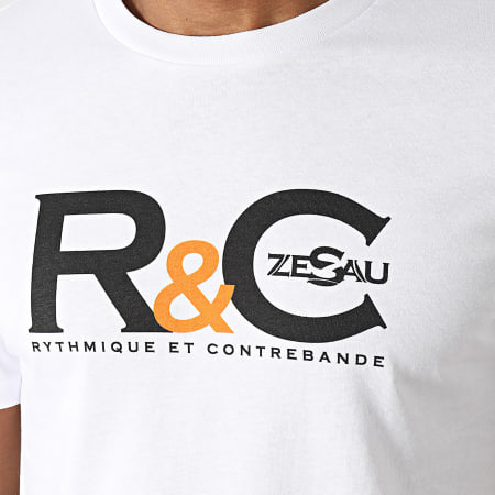 Zesau - R And C Camiseta Blanco