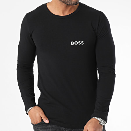 BOSS - Camiseta de manga larga Infinity 50499357 Negro