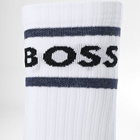 BOSS - Lote de 3 pares de calcetines 50469371 Blanco